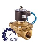 شیر برقی بخار برنجی یونیدی (UNI-D) سایز 1 اینچ