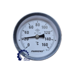 ترمومتر صفحه 10 سانت افقی 0-120 درجه پکنز PAKKENS