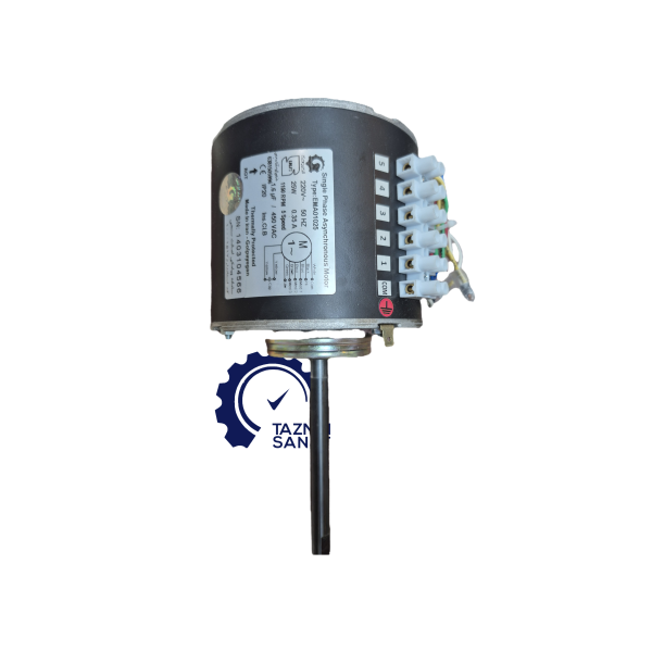 الکتروموتور فن کویل تک شفت 25 وات الکترومگا - Image 1