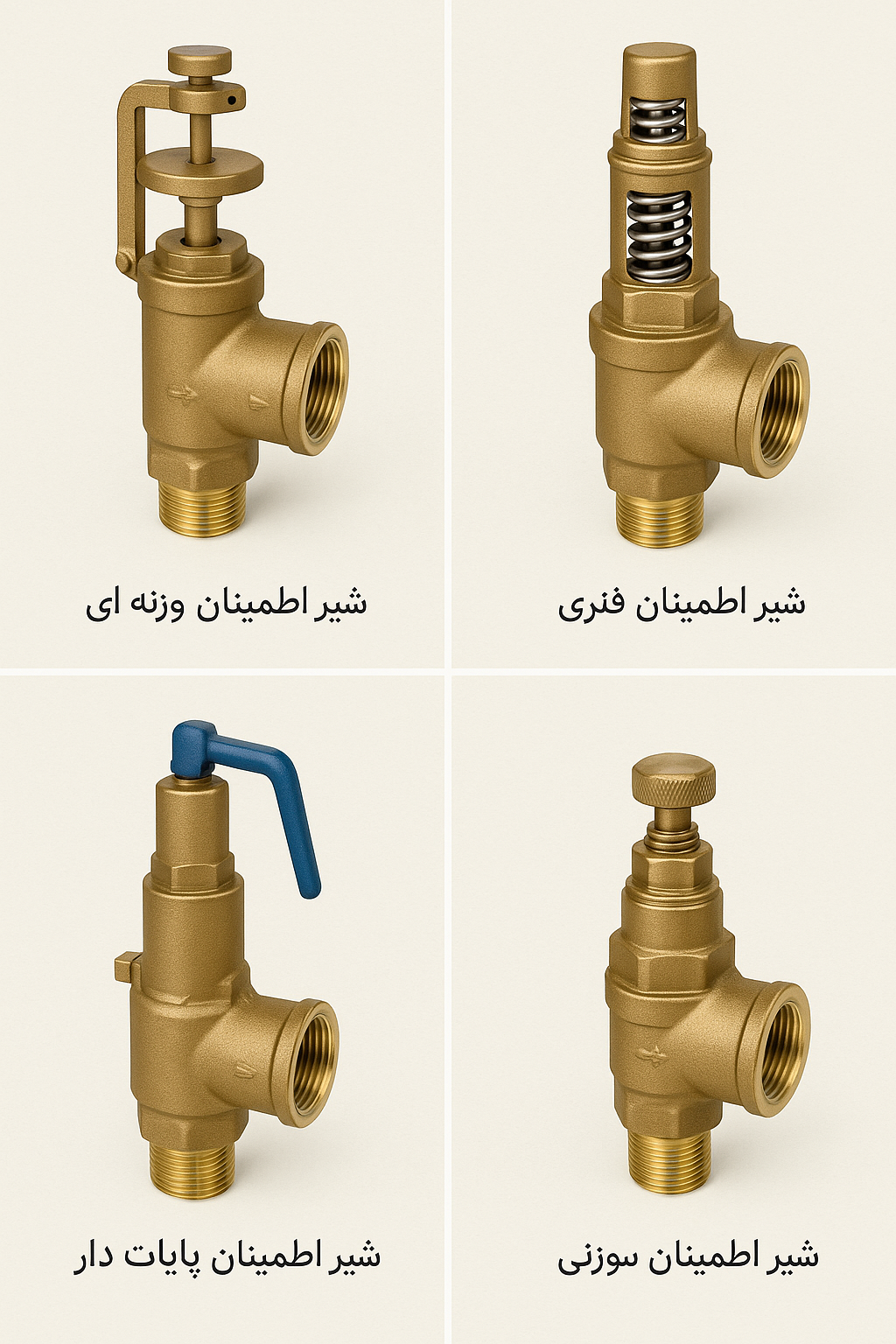 لیست قیمت انواع شیر اطمینان